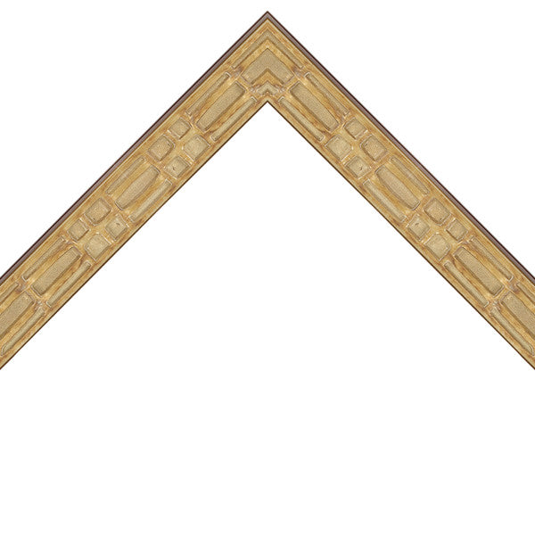 Silver or Gold Square W/Straight Lines And "X" Emboss On Flat Top