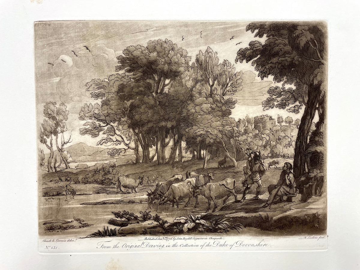 From the Original Drawing in the Collection of the Duke of Devonshire, Claude Lorrain, C. 1776