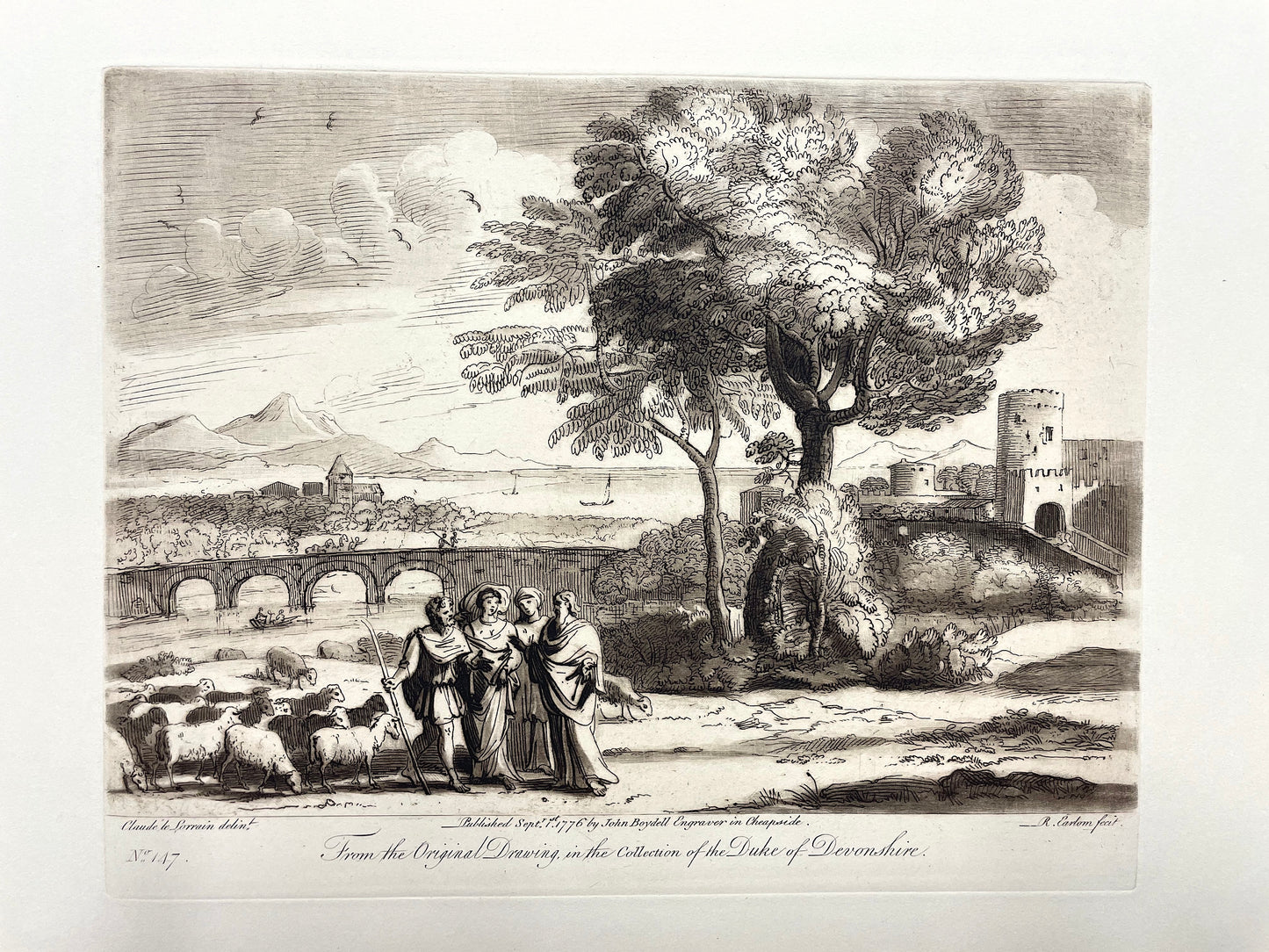From the Original Drawing in the Collection of the Duke of Devonshire, Claude Lorrain, C. 1776