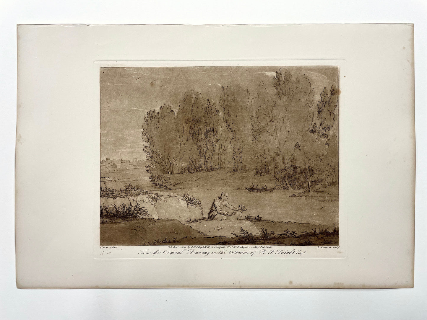 From the Original Drawing in the Collection of R.P. Knight, Claude Lorrain, C. 1802