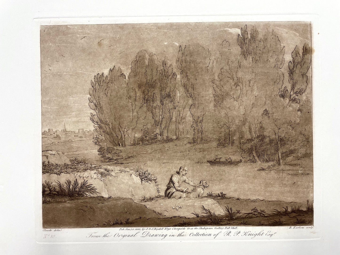From the Original Drawing in the Collection of R.P. Knight, Claude Lorrain, C. 1802