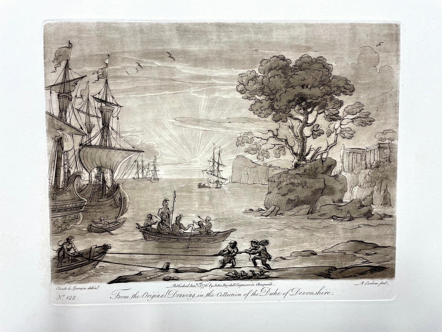 From the Original Drawing in the Collection of the Duke of Devonshire, Claude Lorrain, C. 1776