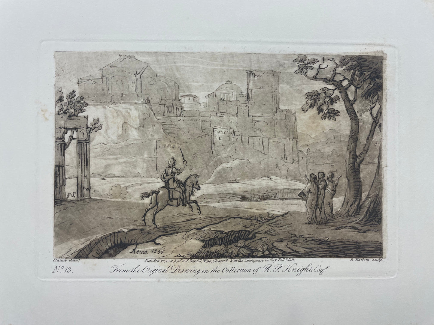 From the Original Drawing in the Collection of R.P. Knight, Claude Lorrain, c. 1802