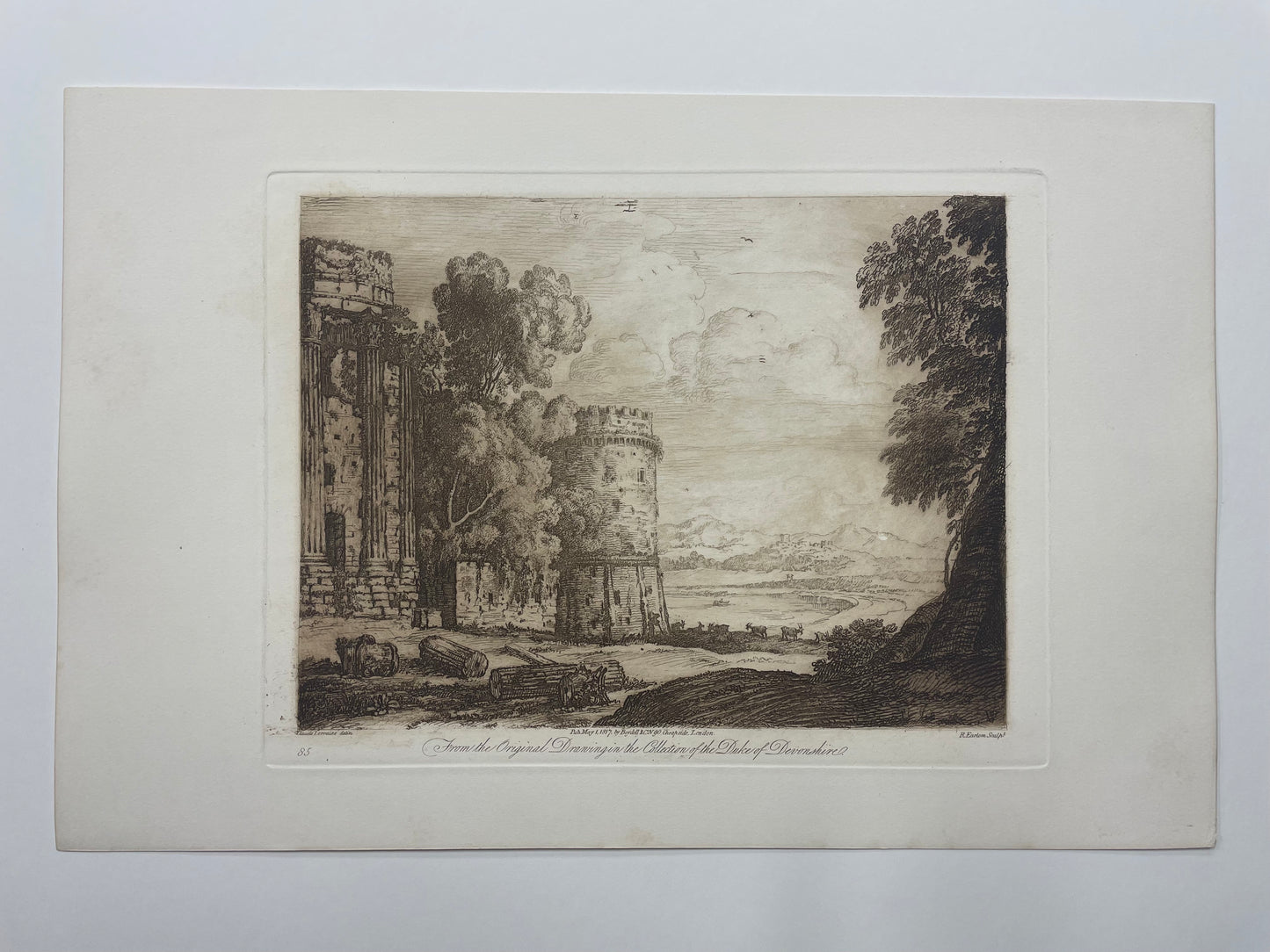 From the Original Drawing in the Collection of the Duke of Devonshire, Claude Lorrain, c. 1817