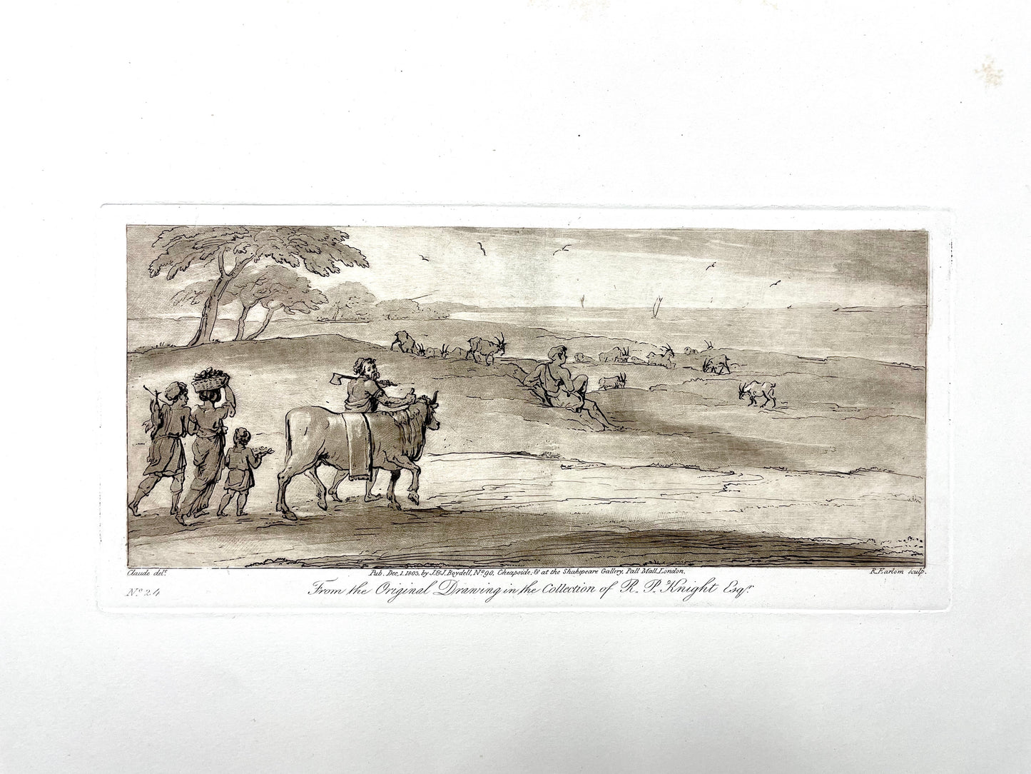 From the Original Drawing in the Collection of R.P. Knight, Claude Lorrain, C. 1803