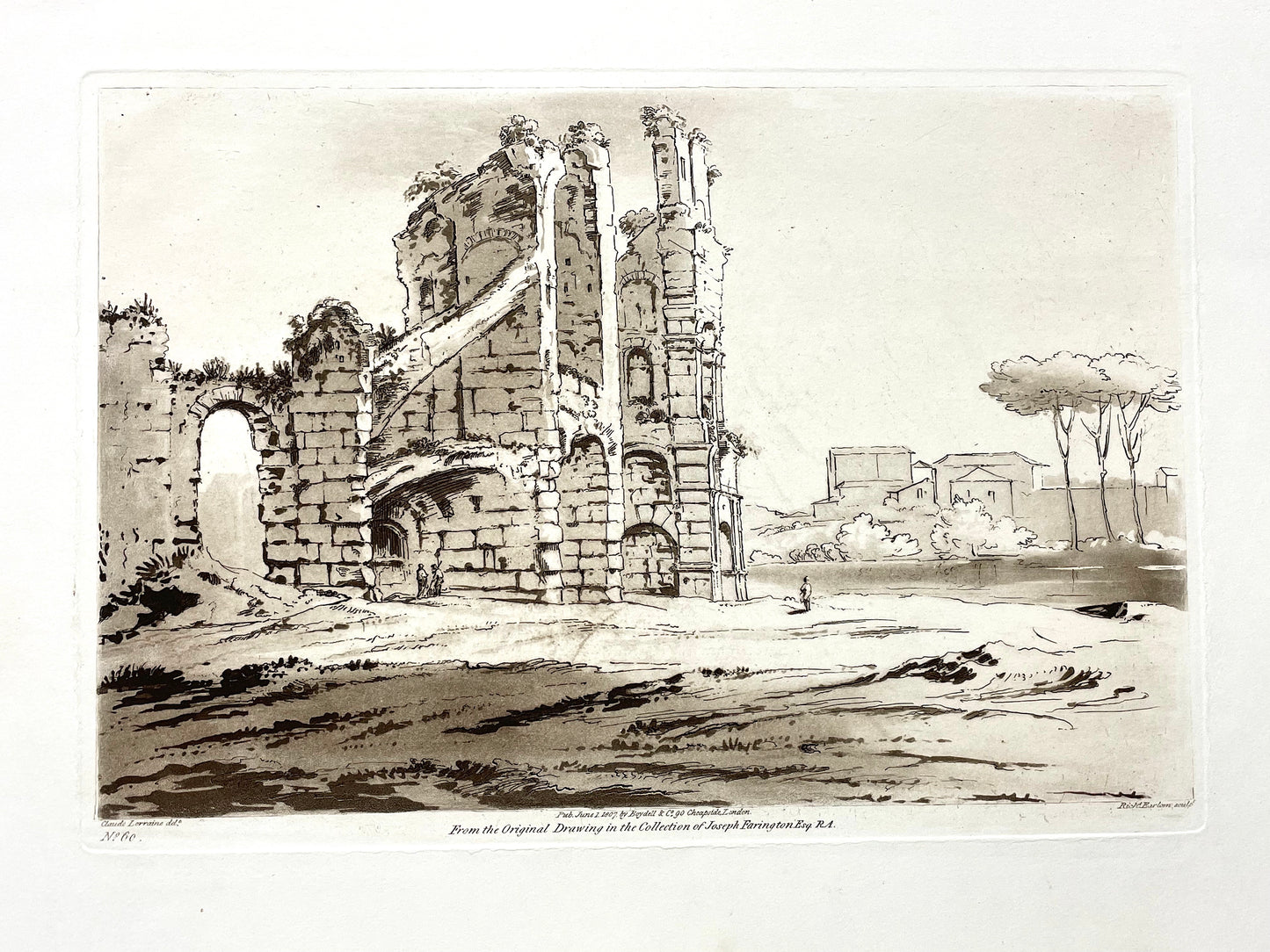From the Original Drawing in the Collection of Joseph Farrington, Claude Lorrain, C. 1807