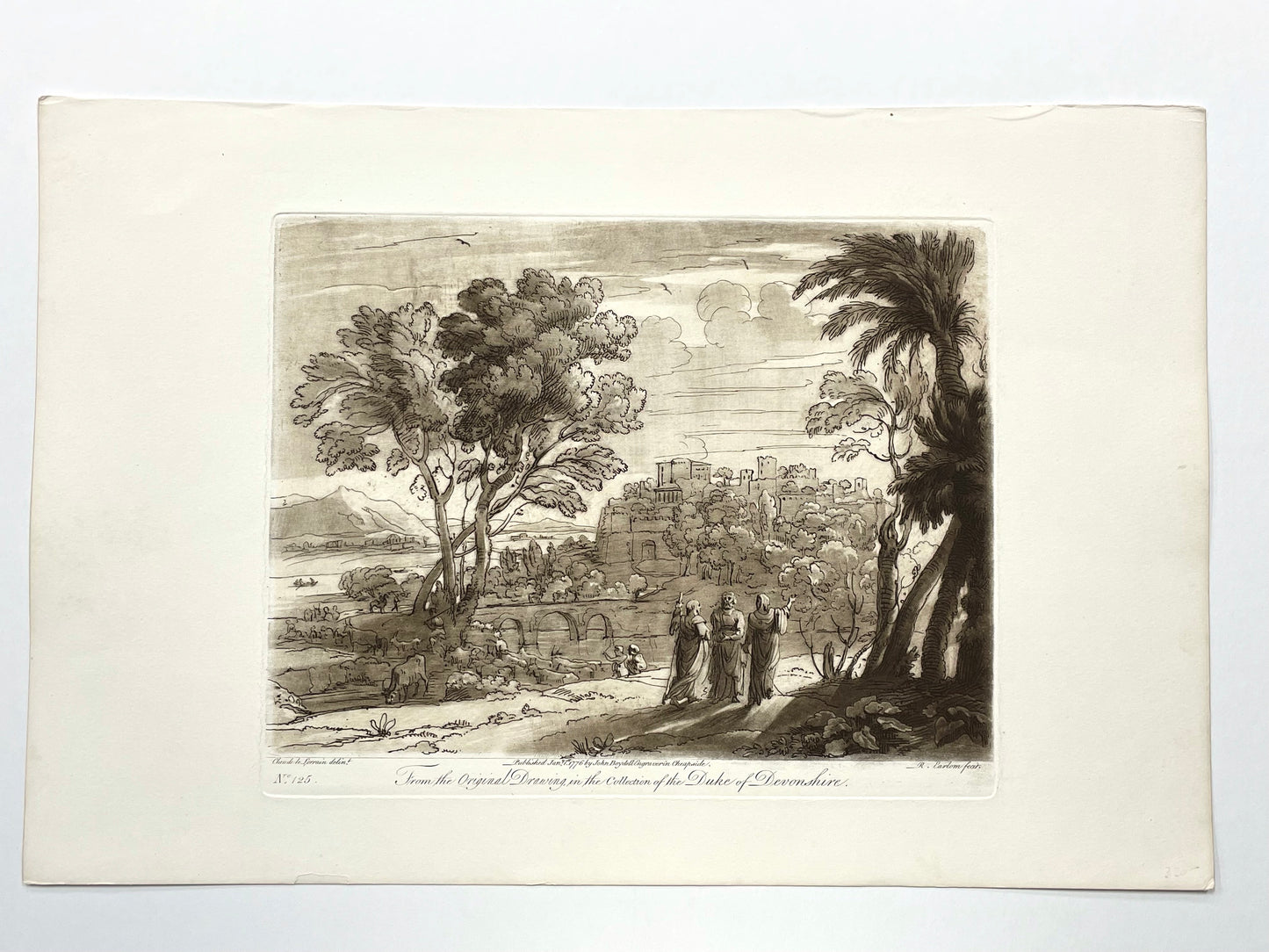 From the Original Drawing in the Collection of the Duke of Devonshire, Claude Lorrain, C. 1776