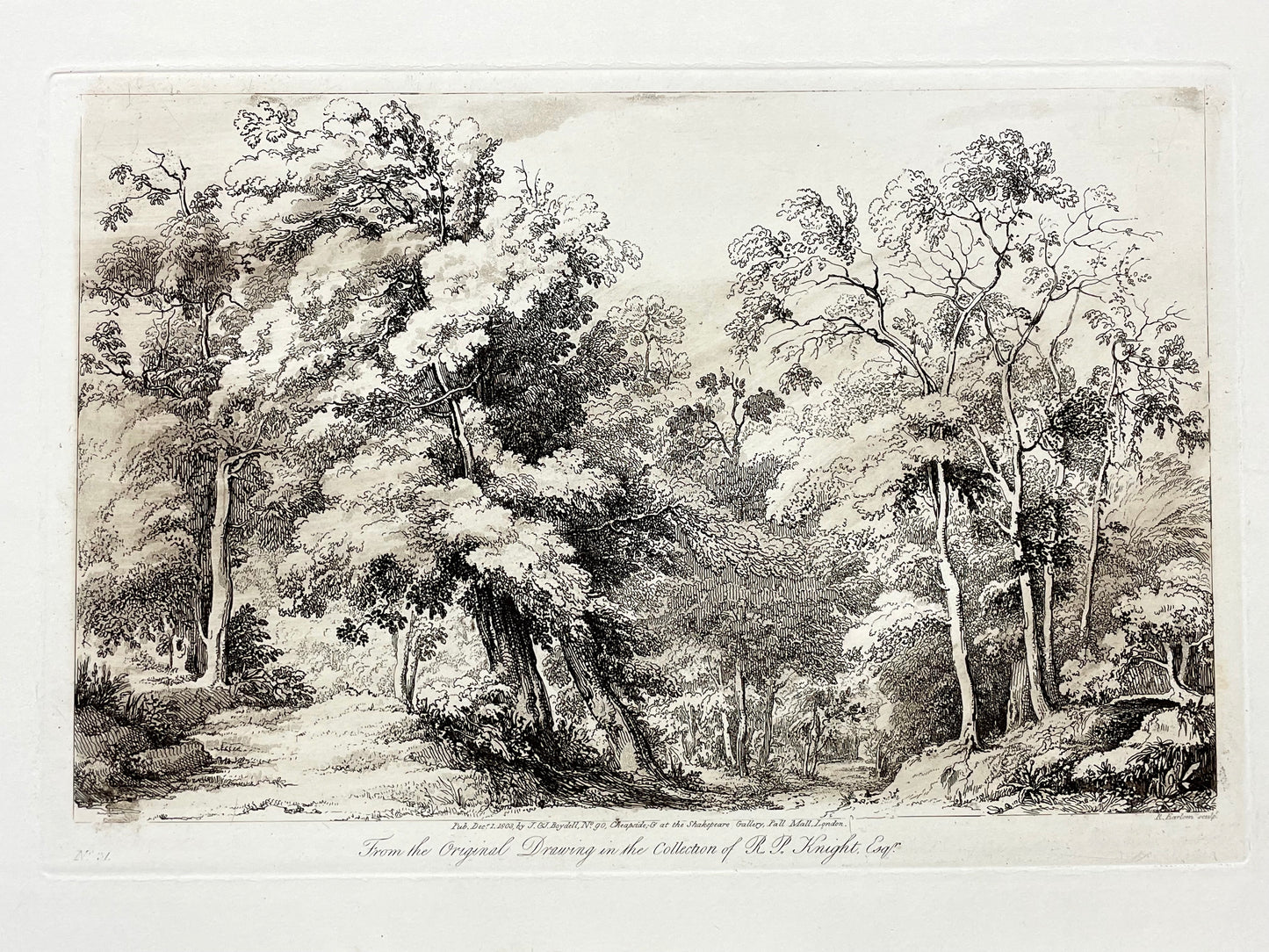 From the Original Drawing in the Collection of R.P. Knight, Claude Lorrain, C. 1803