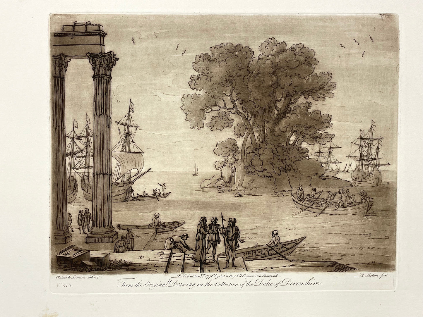 From the Original Drawing in the Collection of the Duke of Devonshire, Claude Lorrain, C. 1776