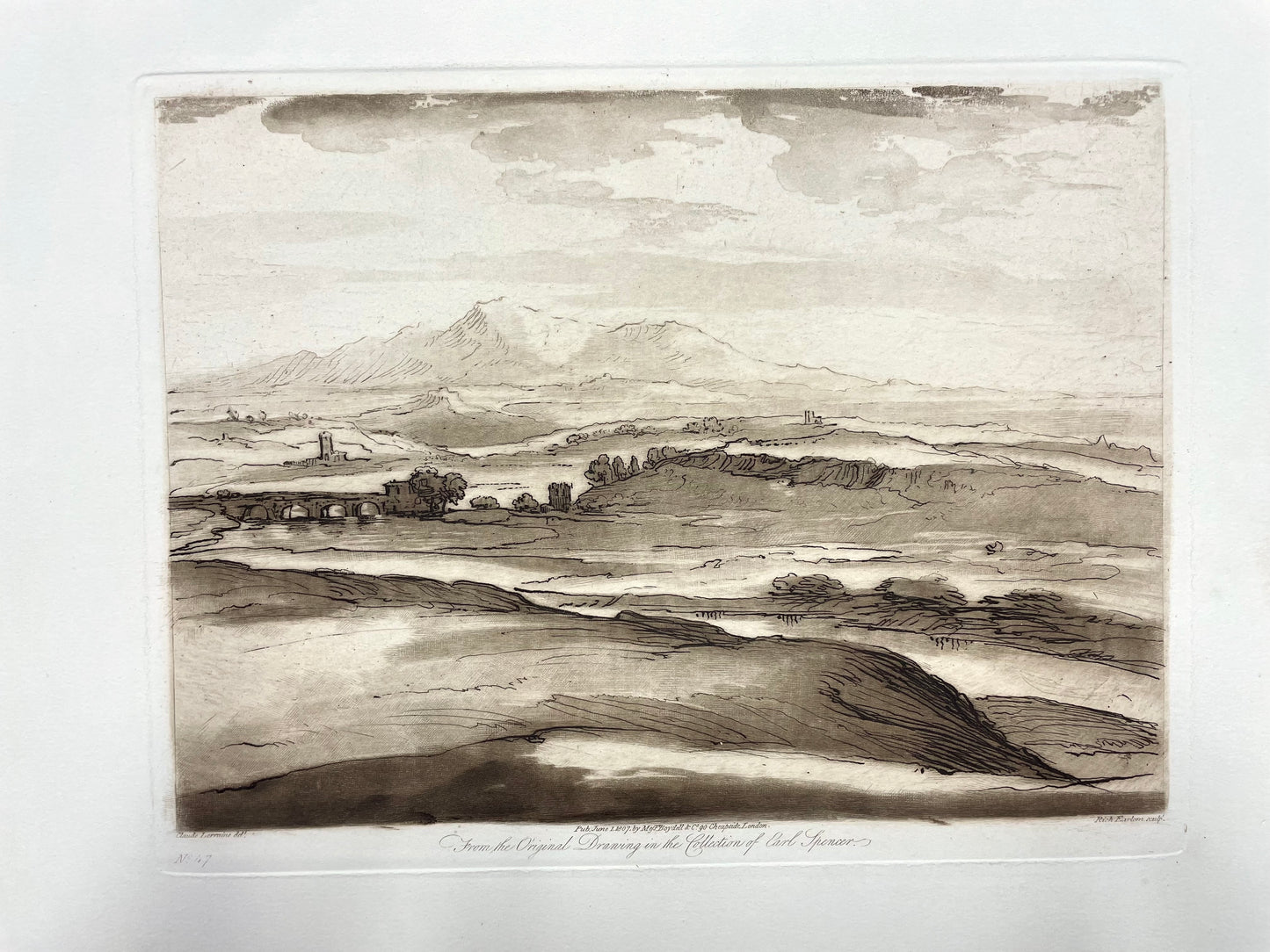 From the Original Drawing in the Collection of Earl Spencer, Claude Lorrain, c. 1802