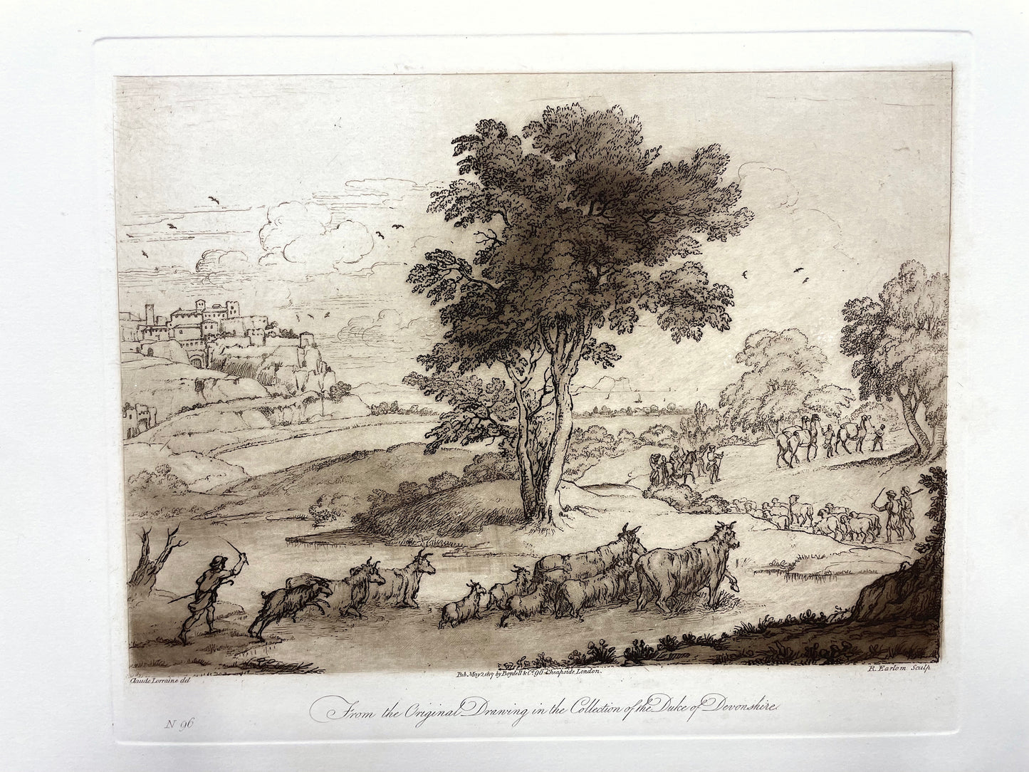 From the Original Drawing in the Collection of the Duke of Devonshire, Claude Lorrain, C. 1819