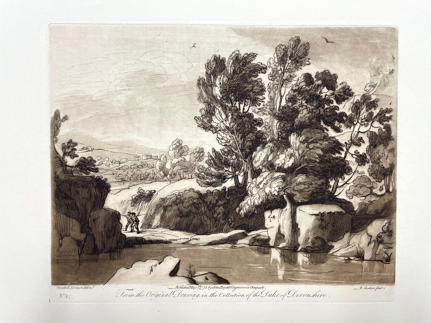From the Original Drawing in the Collection of the Duke of Devonshire, Claude Lorrain, C. 1775