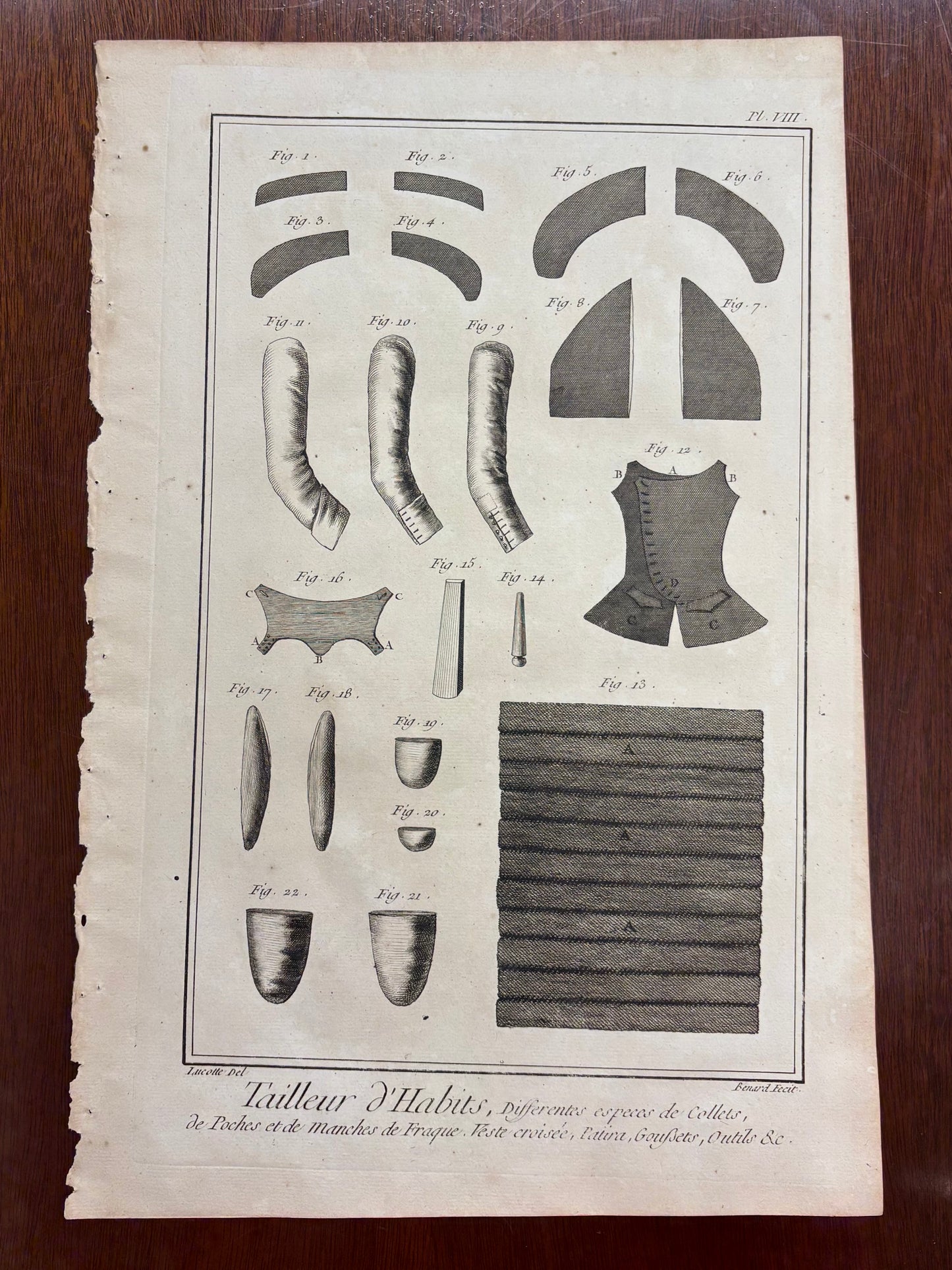 Plate VIII, Tailor of Clothes by Louis-Jacques Goussier