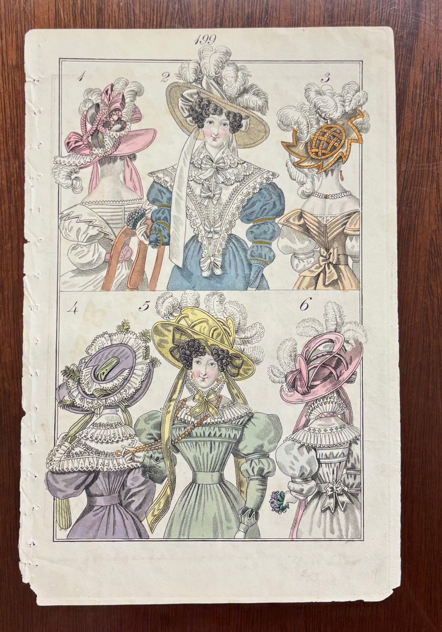 Fashion Plate 199 by an anonymous French artist