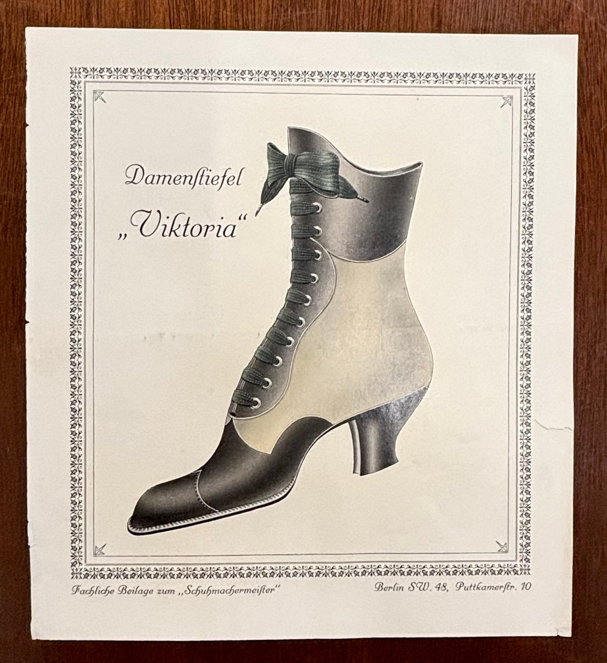 Women's Boot 'Victoria', by Unknown