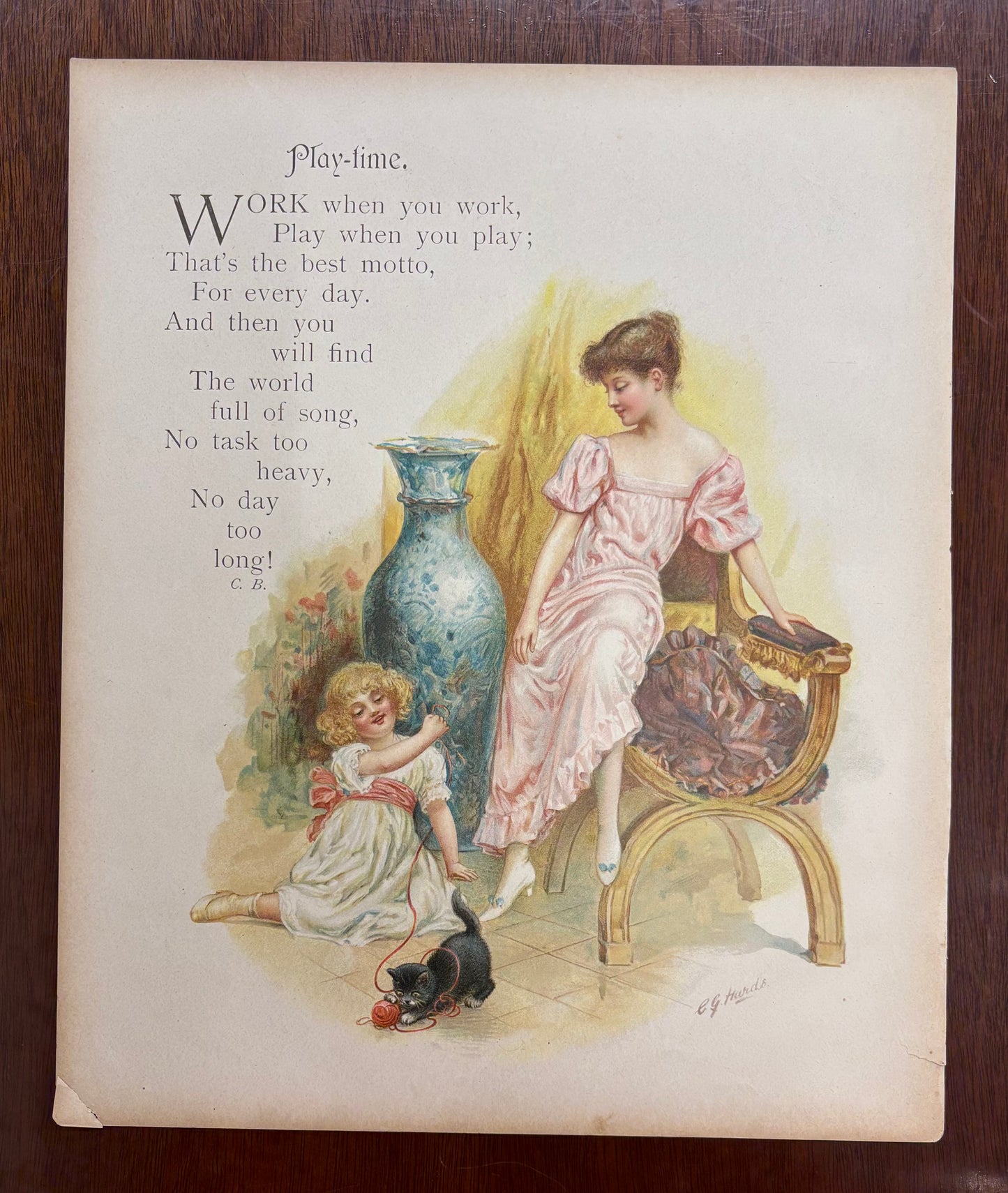 "Play-time" by C. G. Hardie