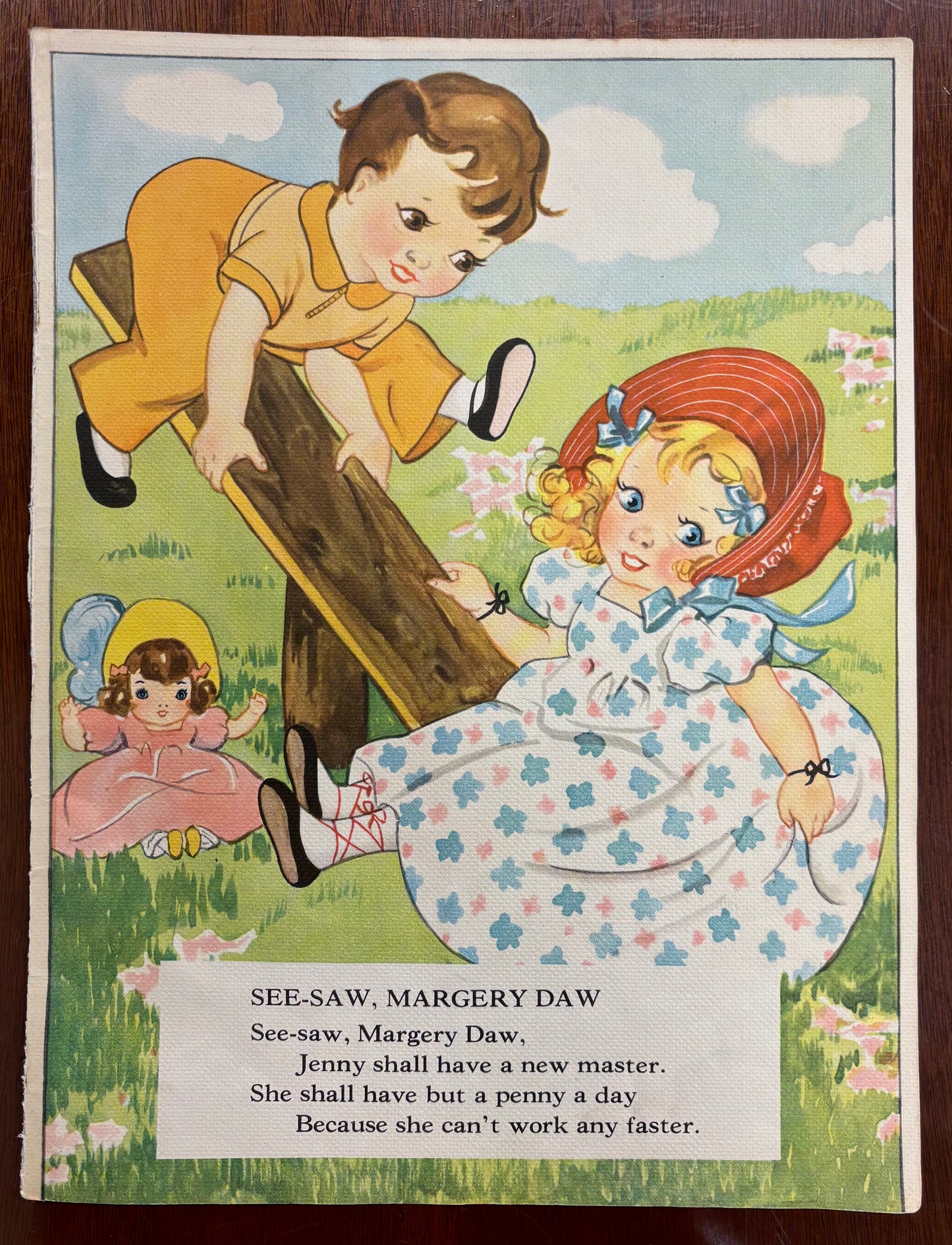See-Saw, Margery Daw," by Florence Salter