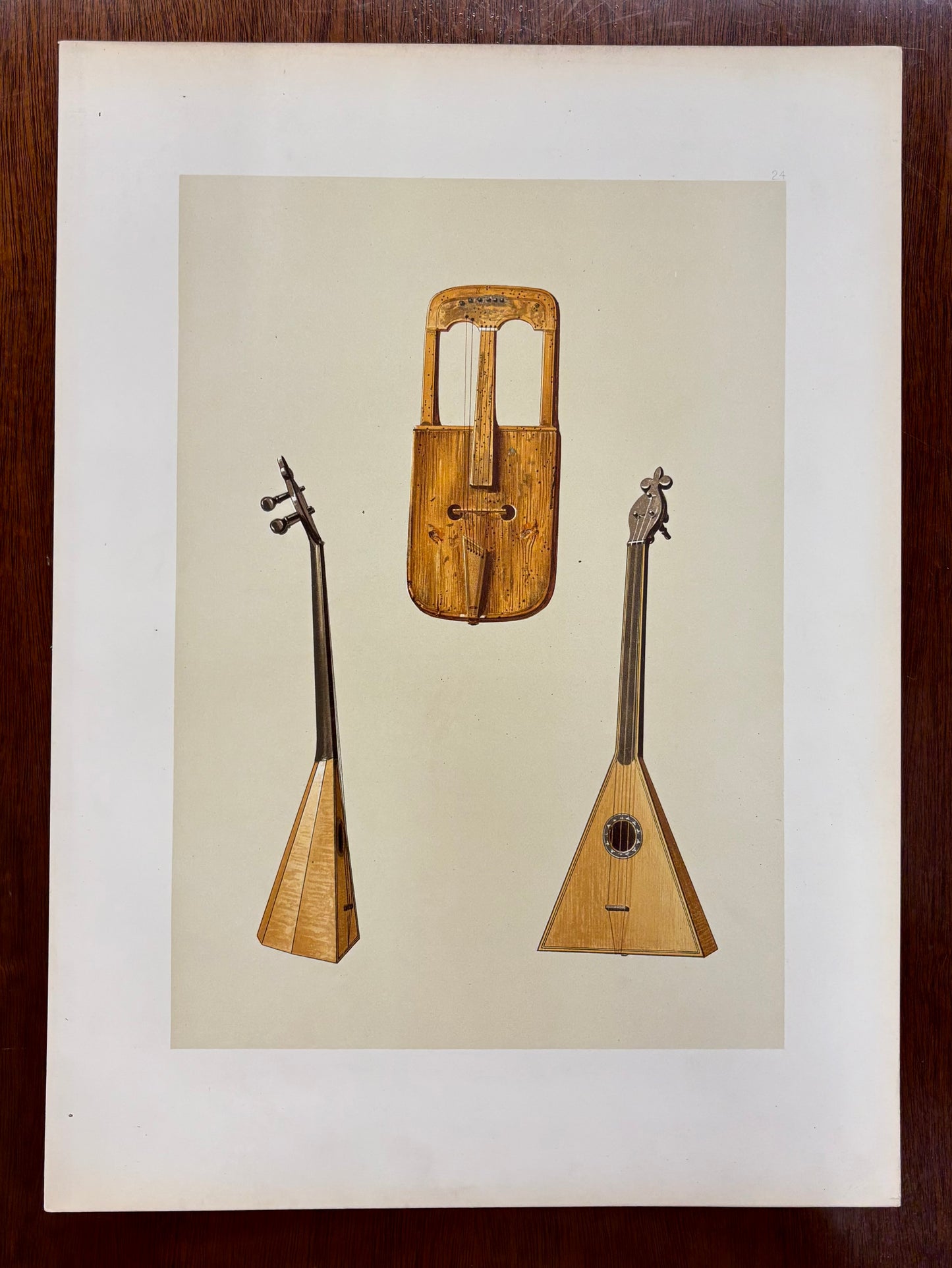 Welsh Crwth and Russian Balalaika by William Gibb