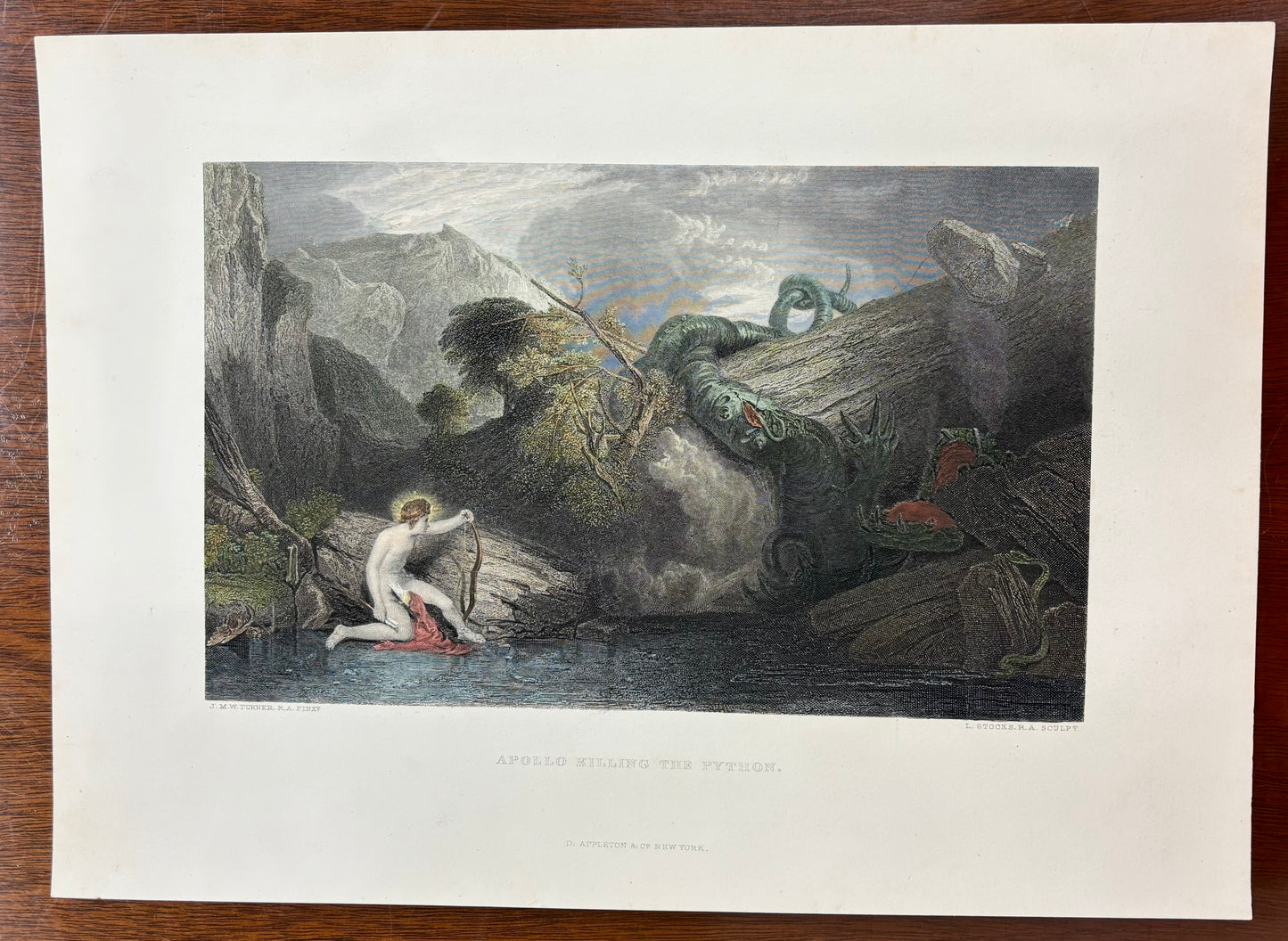 "Apollo Killing the Python” by J.M.W. Turner