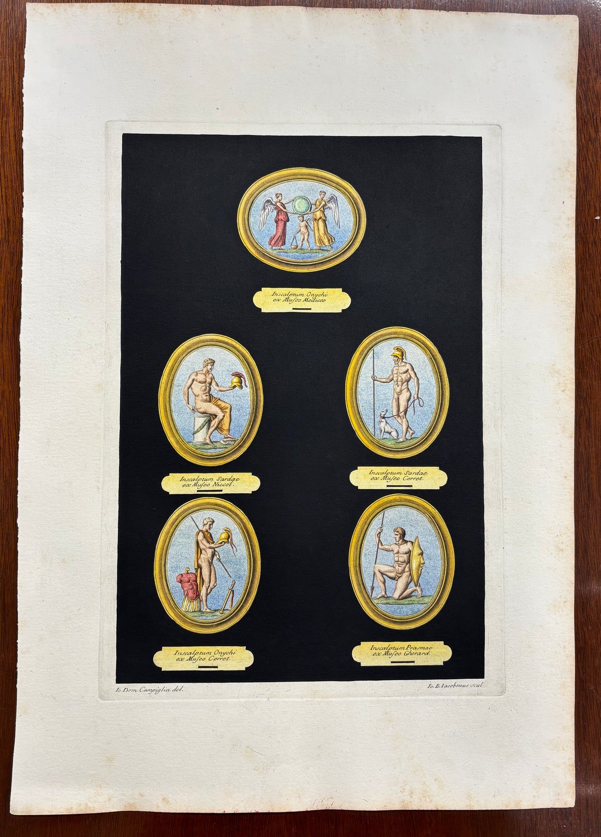 Ancient Roman Cameos by Giovanni Domenico Campiglia