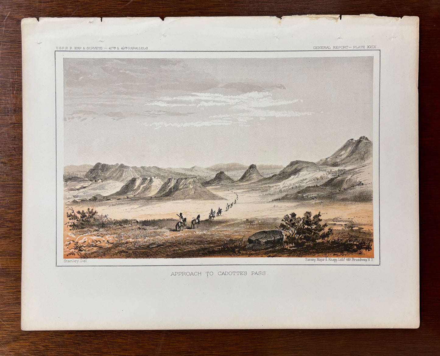 "Approach to Cadotte's Pass"by John Mix Stanley