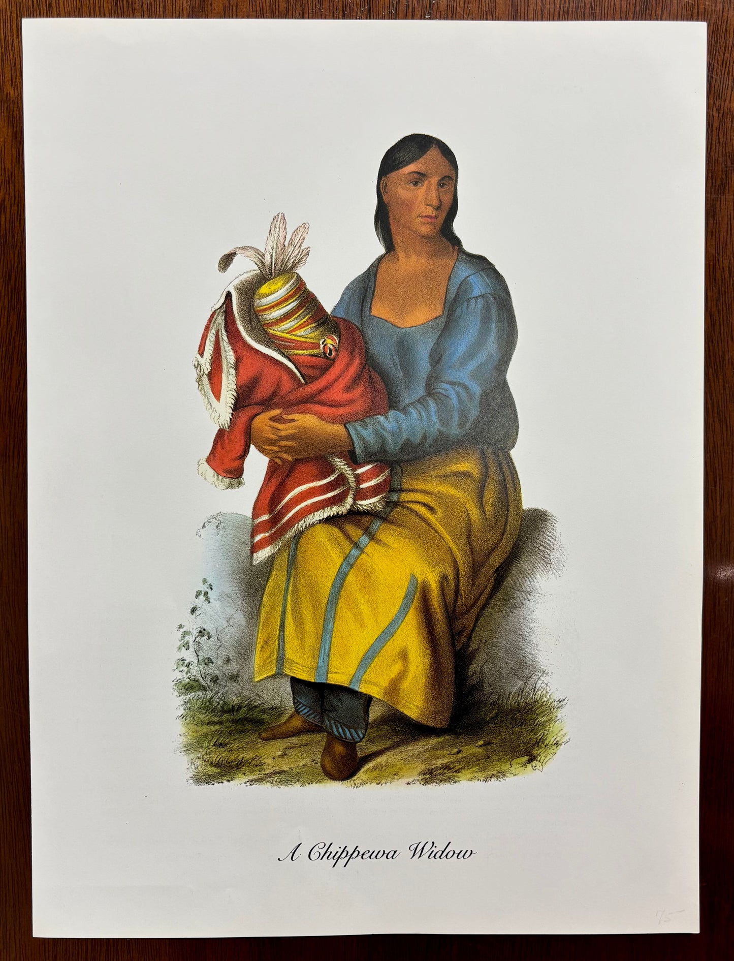 "A Chippewa Widow" by Charles Bird King