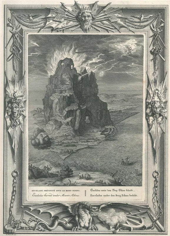 Picart, Mythology, Temple of Muses, Enceladus