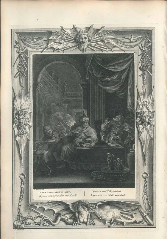 Picart, Mythology, Temple of Muses, Lycaon