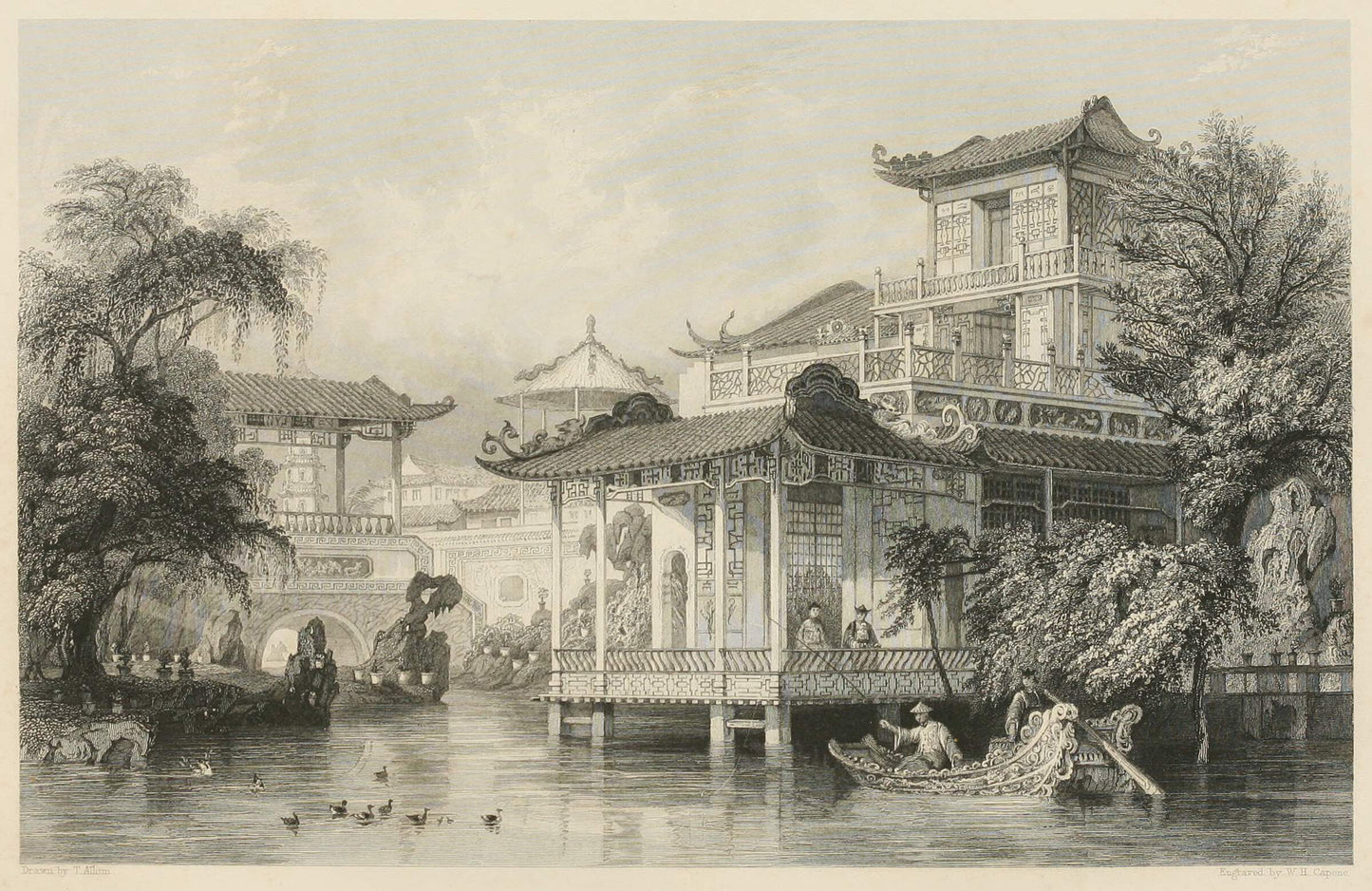 Fisher Son & Co., Chinese Views, House of merchant