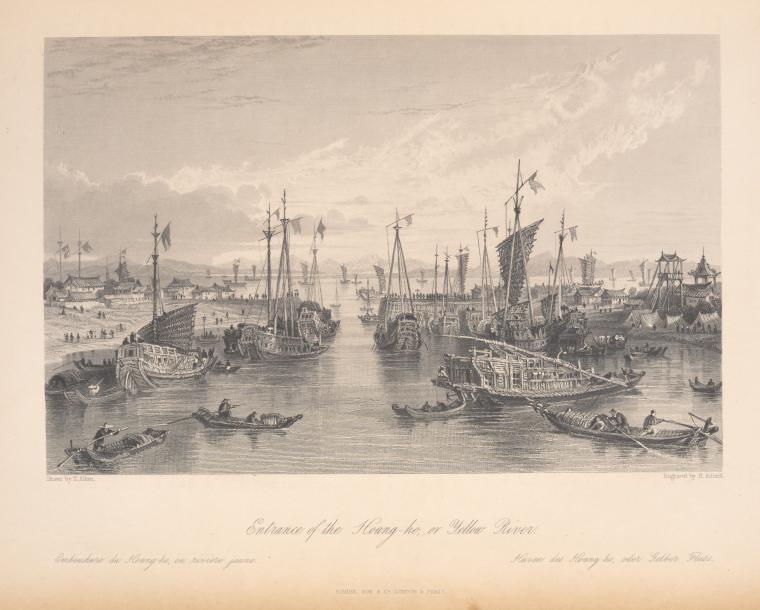 Fisher Son & Co., Chinese Views, Entrance of the Hoang-ho