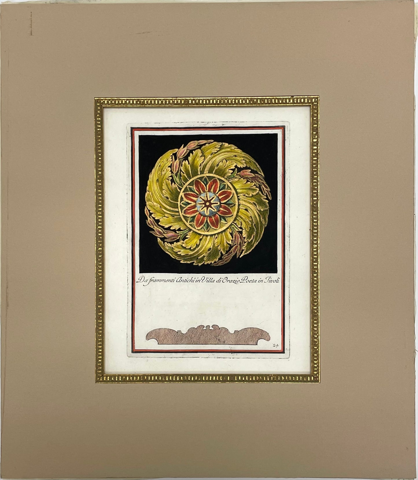 Architectural Rosette by Carlo Antonini
