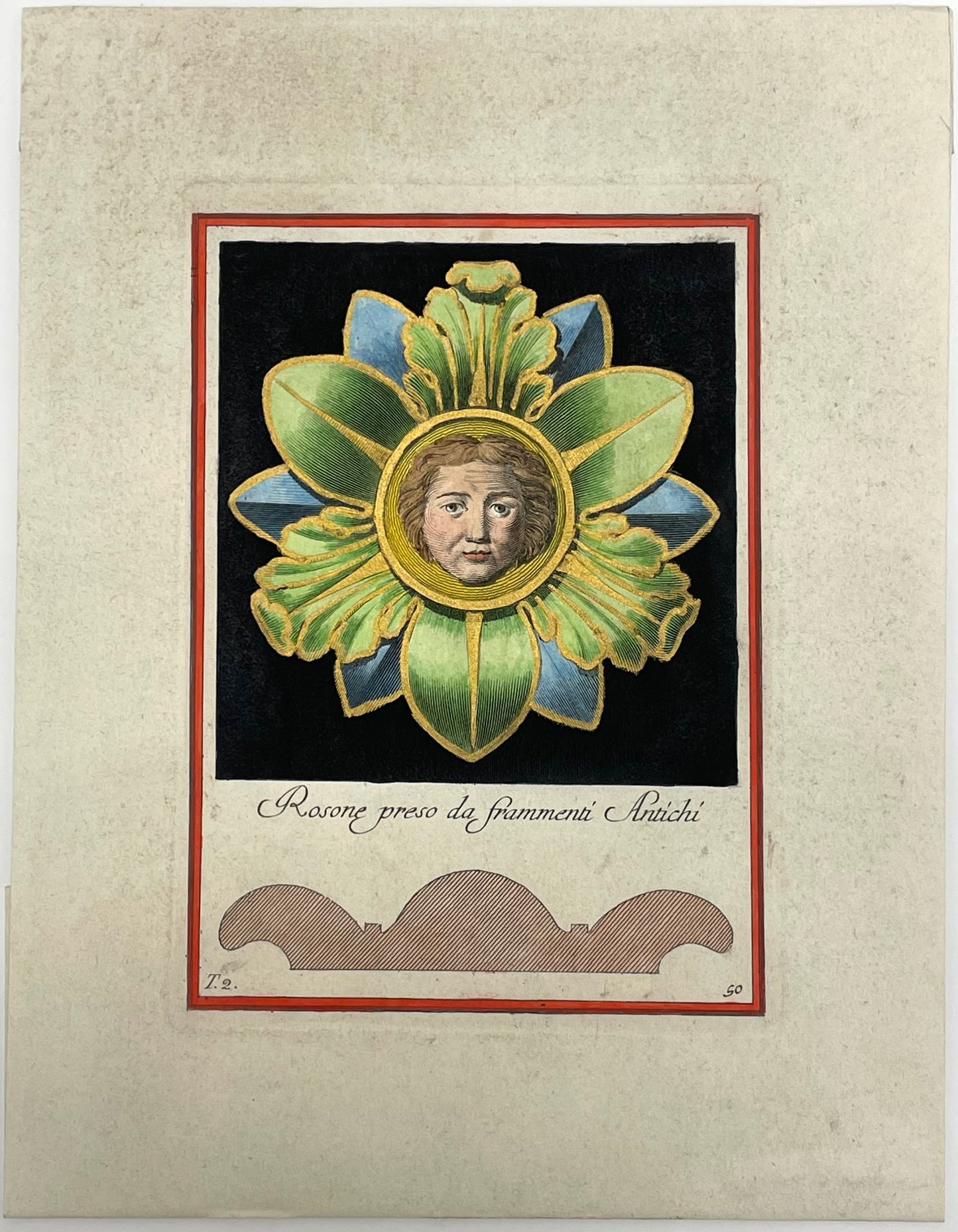 Architectural Rosette by Carlo Antonini