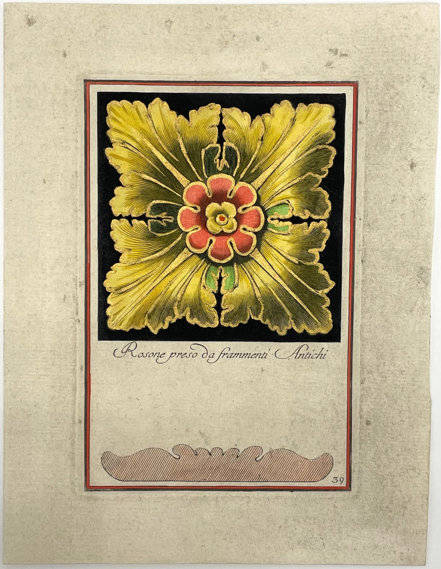 Architectural Rosette by Carlo Antonini