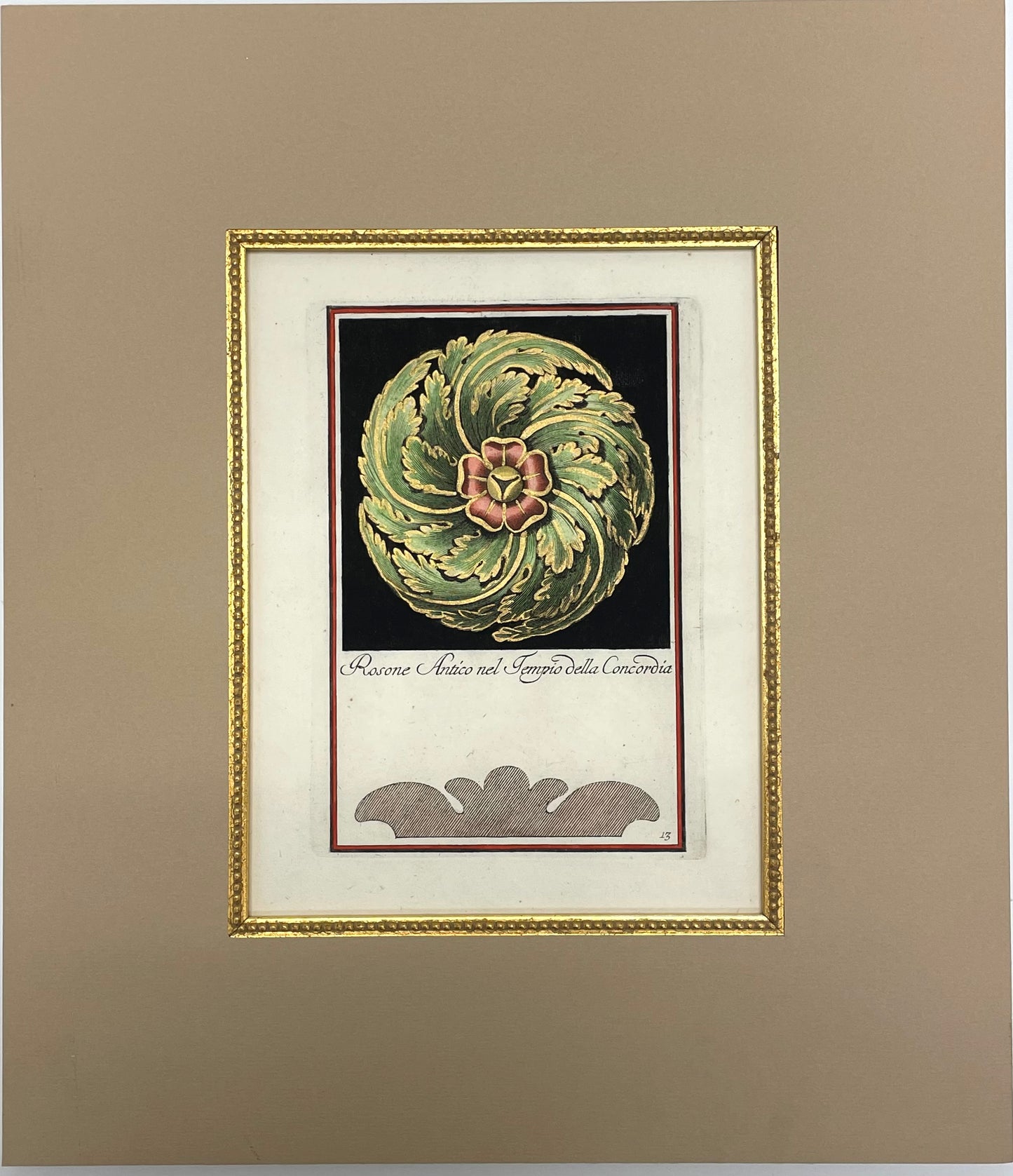 Architectural Rosette by Carlo Antonini