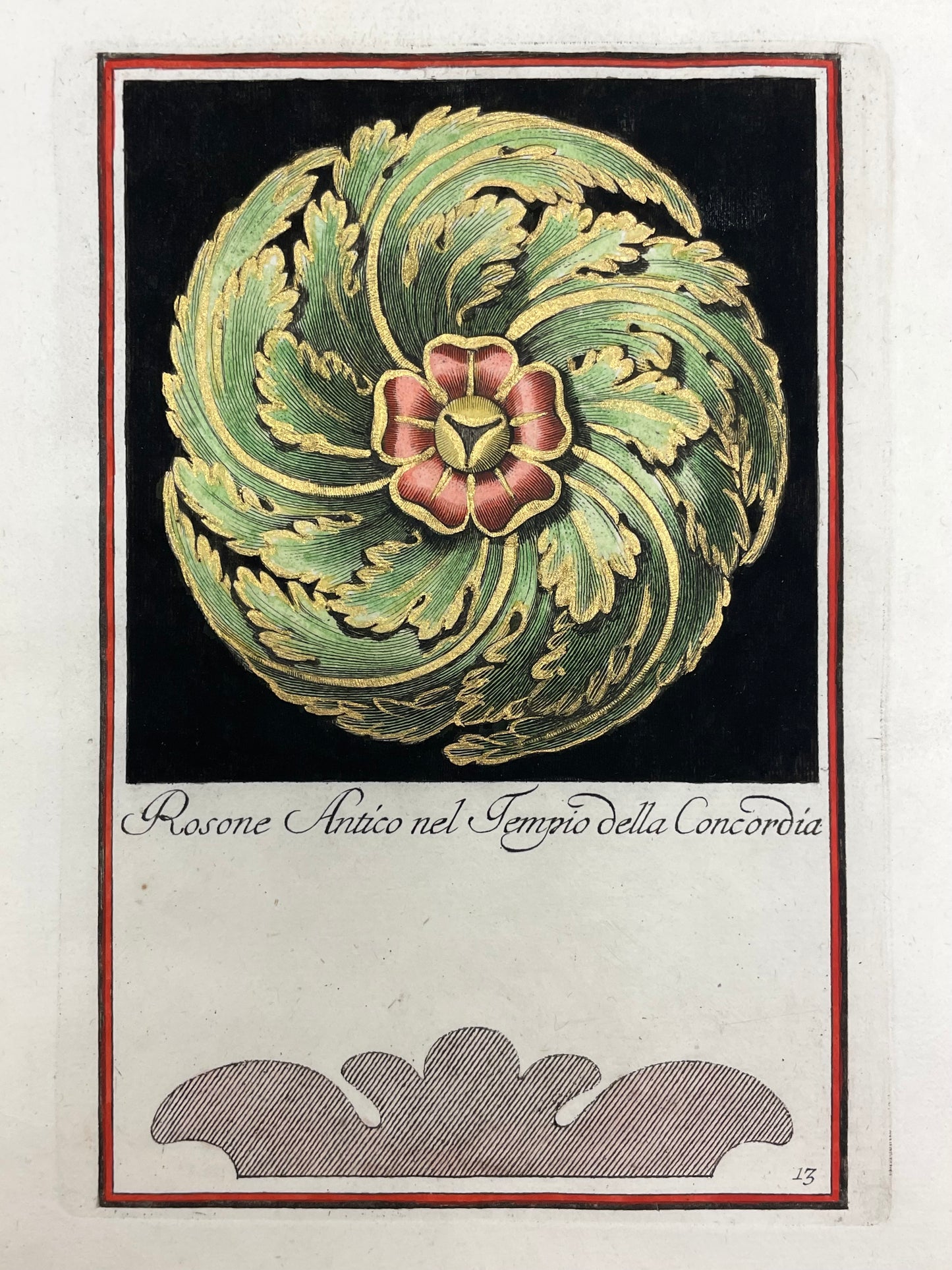 Architectural Rosette by Carlo Antonini