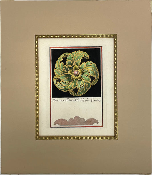 Architectural Rosette by Carlo Antonini