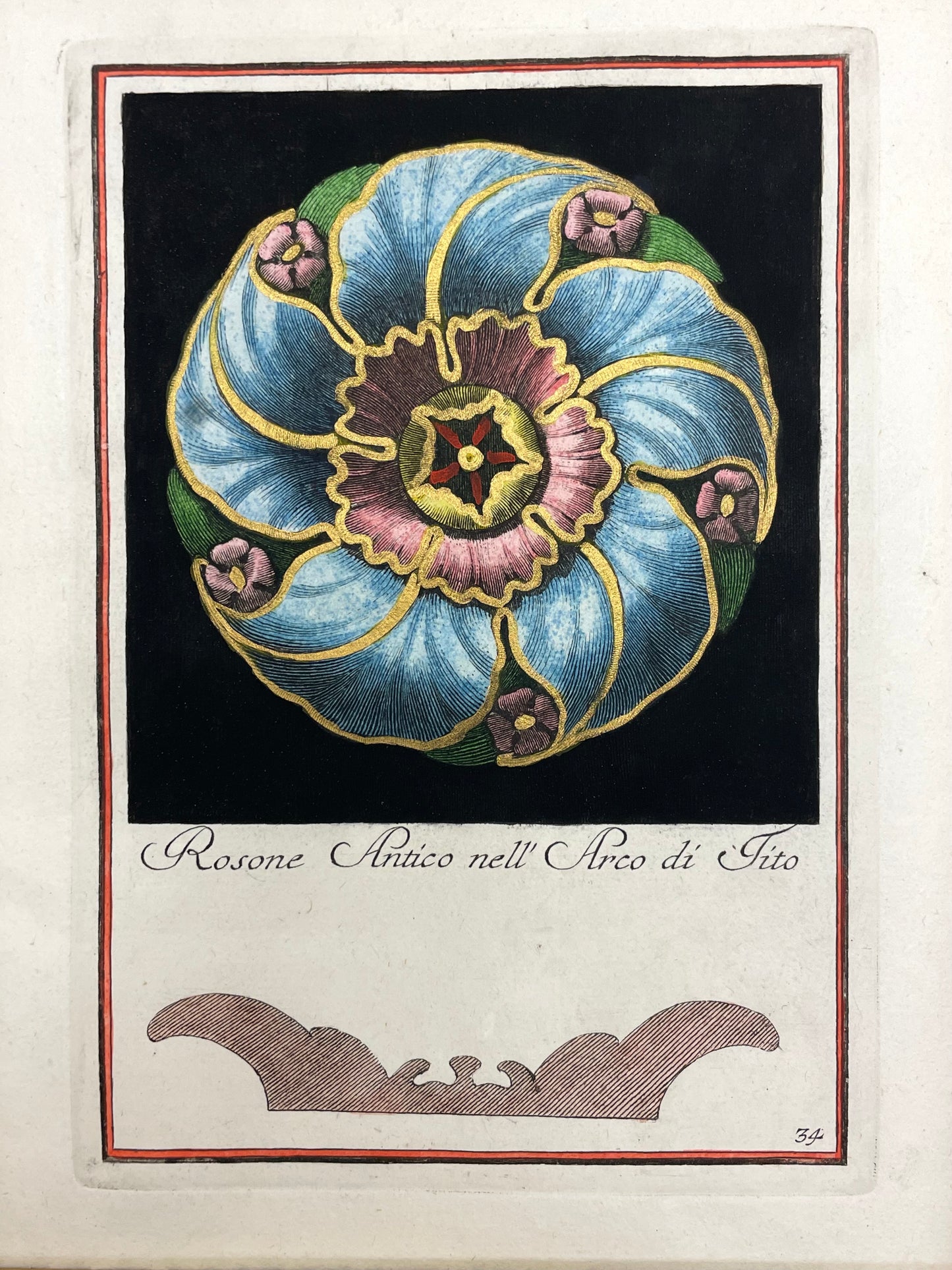 Architectural Rosette by Carlo Antonini