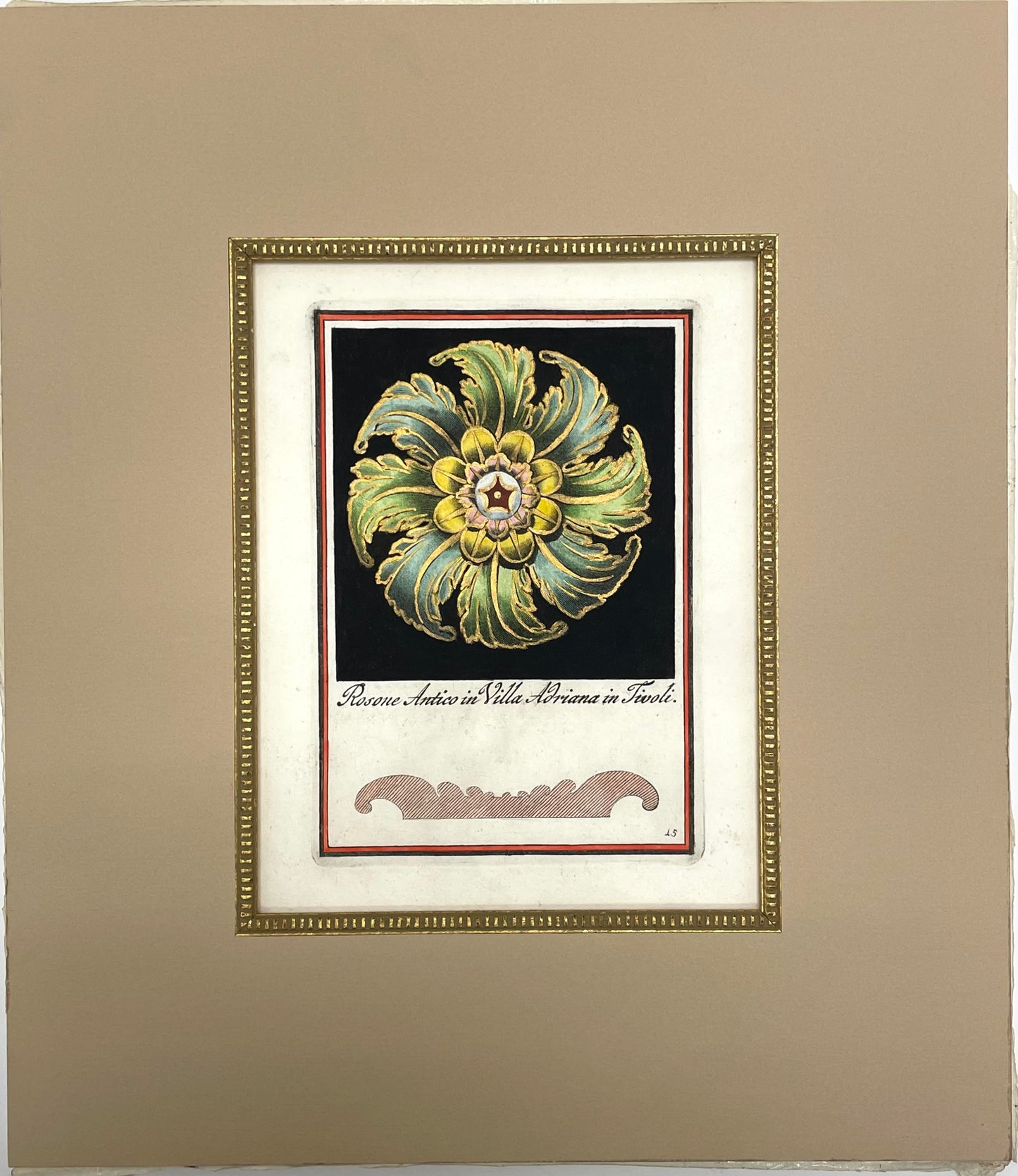 Architectural Rosette by Carlo Antonini
