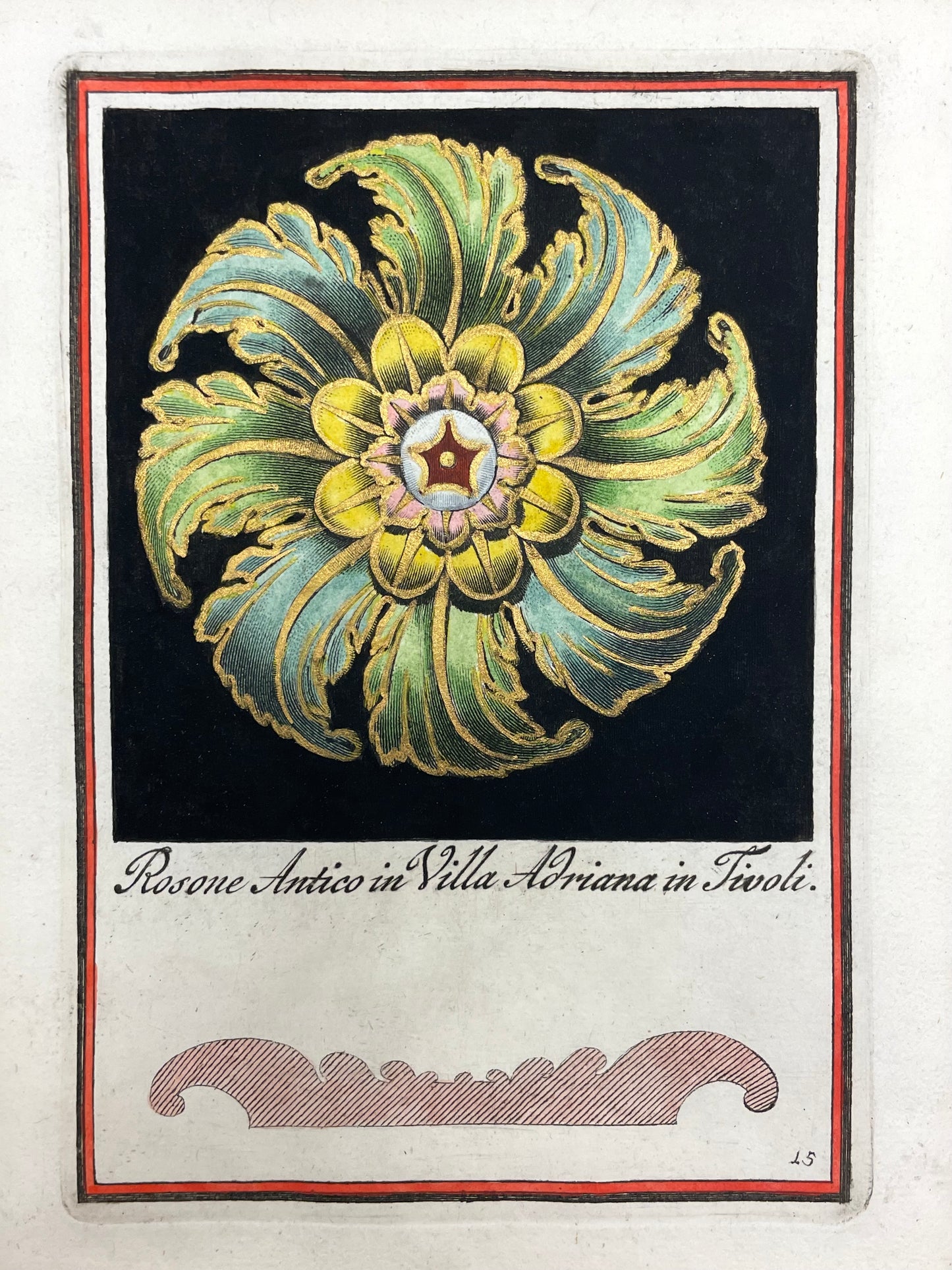 Architectural Rosette by Carlo Antonini