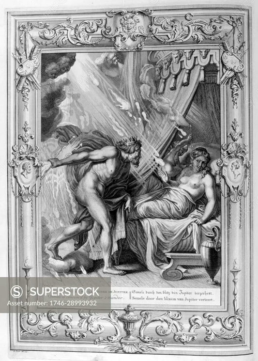 Picart, Mythology, Temple of Muses, Semele