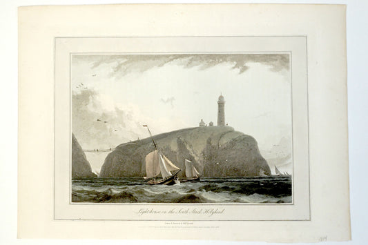 Engraving of Lynmouth on the Coast of North Devon, William Daniell,1814