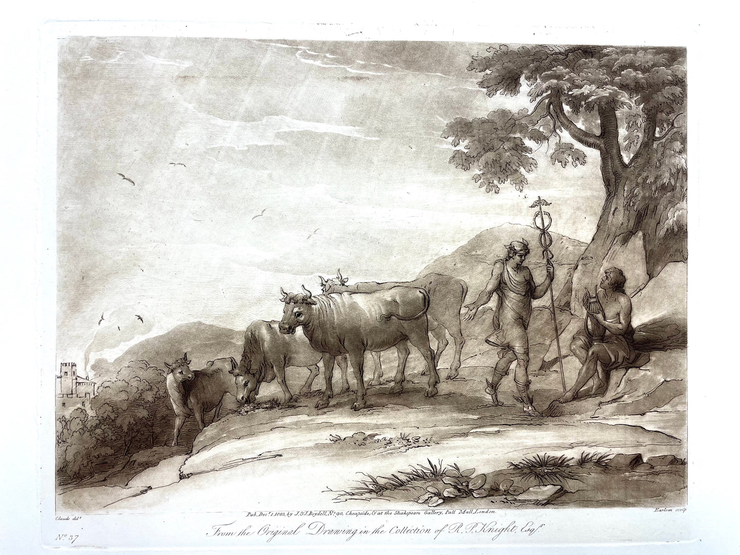 From the Original Drawing in the Collection of R. P. Knight, Claude Lorrain, c. 1803