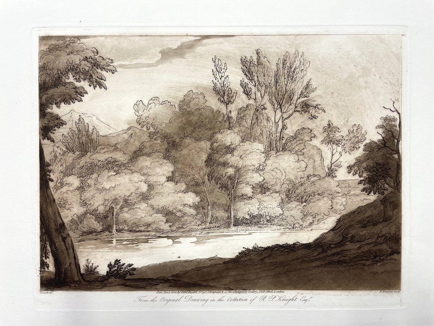 From the Original Drawing in the Collection of R.P. Knight, Claude Lorrain, C. 1803