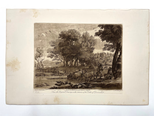 From the Original Drawing in the Collection of the Duke of Devonshire, Claude Lorrain, C. 1776