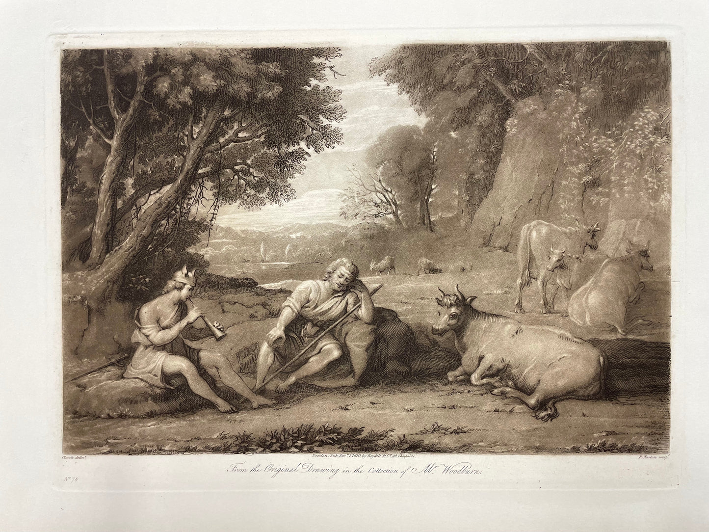 From the Original Drawing in the Collection of M. Woodburn, Claude Lorrain, C. 1810