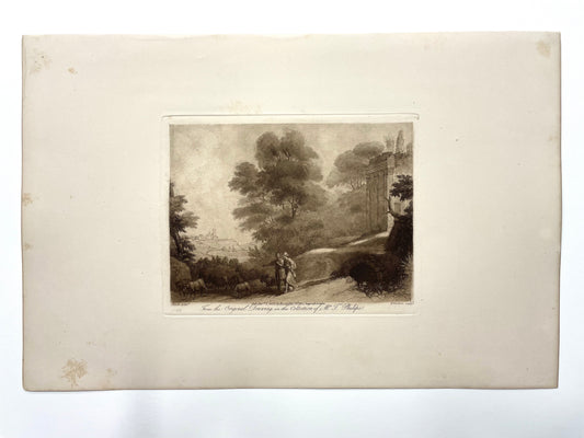 From the Original Drawing in the Collection of M. J. Philipe, Claude Lorrain, C. 1810