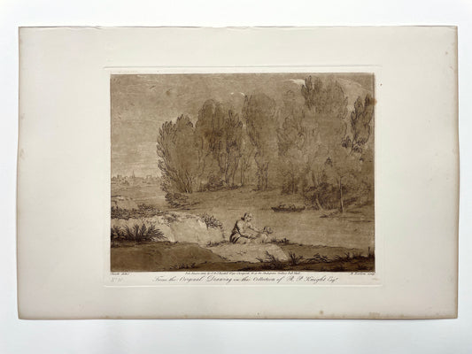 From the Original Drawing in the Collection of R.P. Knight, Claude Lorrain, C. 1802