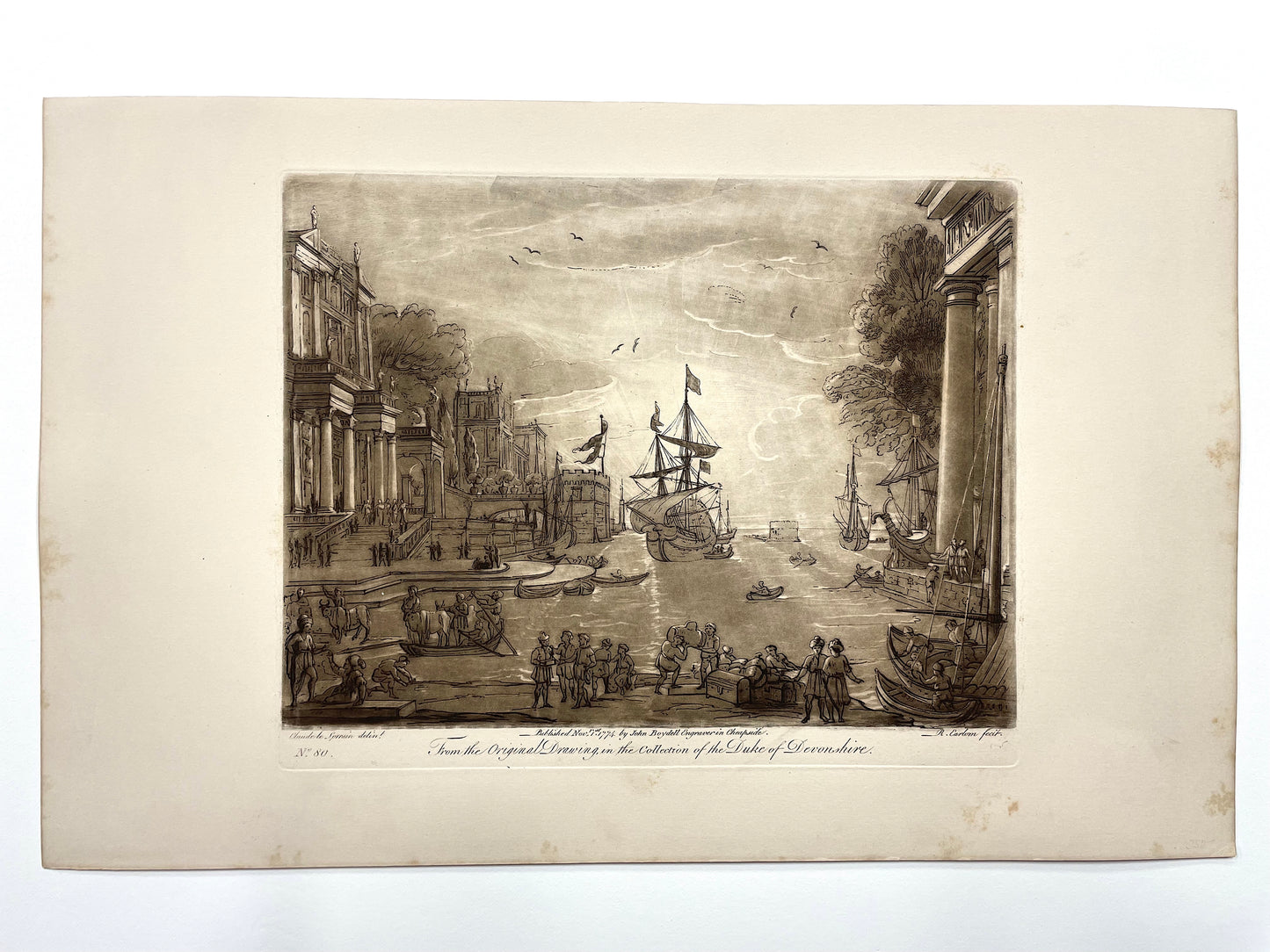 From the Original Drawing in the Collection of the Duke of Devonshire, Claude Lorrain, C. 1774