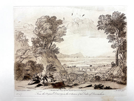 From the Original Drawing in the Collection of the Duke of Devonshire, Claude Lorrain, c. 1777