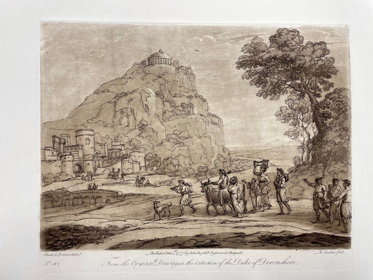 From the Original Drawing in the Collection of the Duke of Devonshire, Claude Lorrain, c. 1777